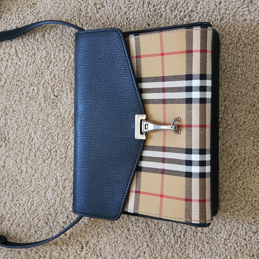 Burberry Small Vintage and Check Crossbody Bag